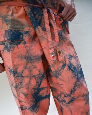 PRADU INDIGO FISHERMAN TROUSERS