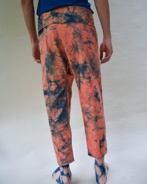 PRADU INDIGO FISHERMAN TROUSERS