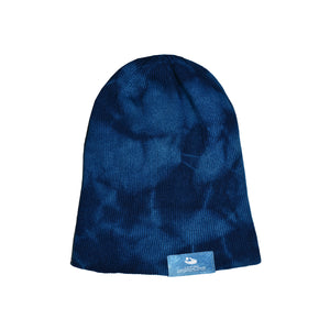 CAMO INDIGO TIE-DYE BEANIE