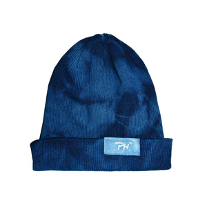 CAMO INDIGO TIE-DYE BEANIE