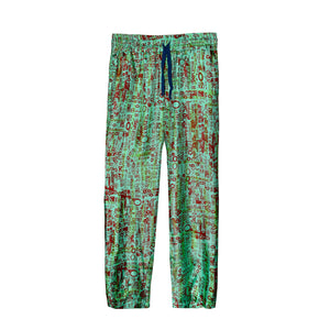 GREEN MONSTER UK CAL SILK TROUSERS