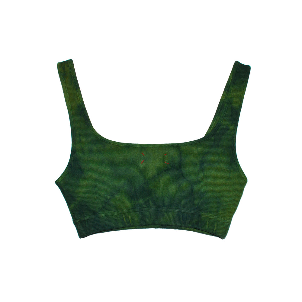 CAMO MOSS TIE-DYE BRALETTE