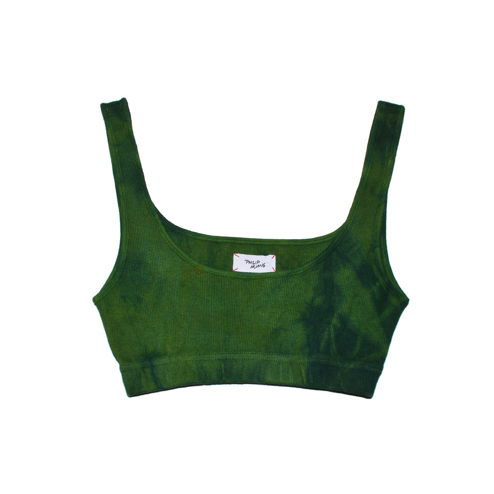 CAMO MOSS TIE-DYE BRALETTE