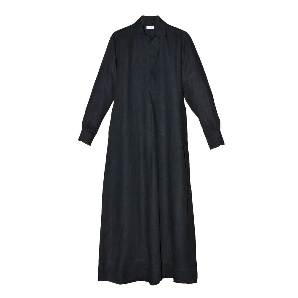 Pre-order : MIDNIGHT CECILIA REVERSIBLE LINEN TUNIC