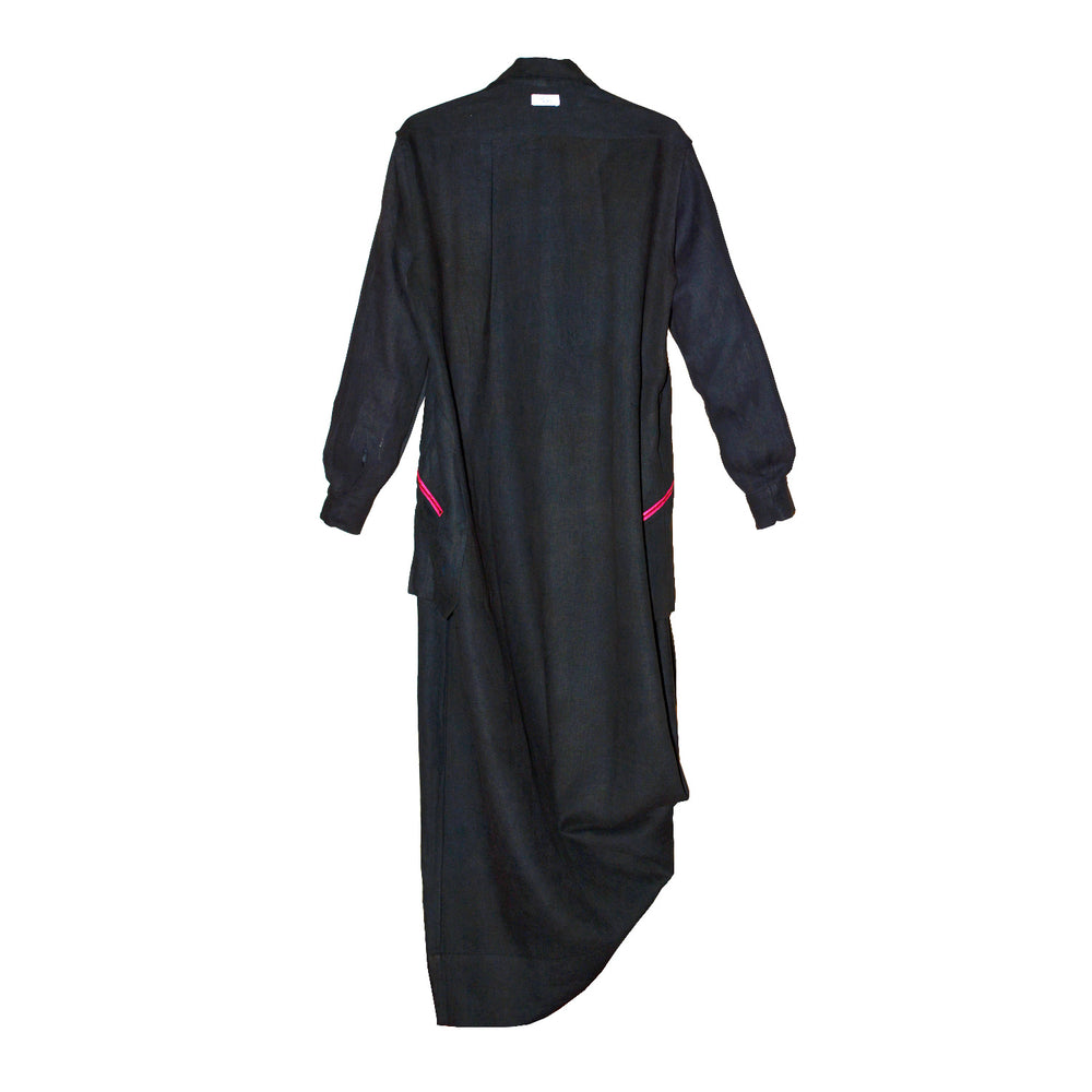 Pre-order : MIDNIGHT CECILIA REVERSIBLE LINEN TUNIC