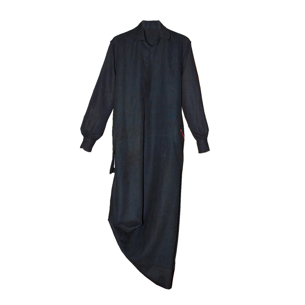 Pre-order : MIDNIGHT CECILIA REVERSIBLE LINEN TUNIC