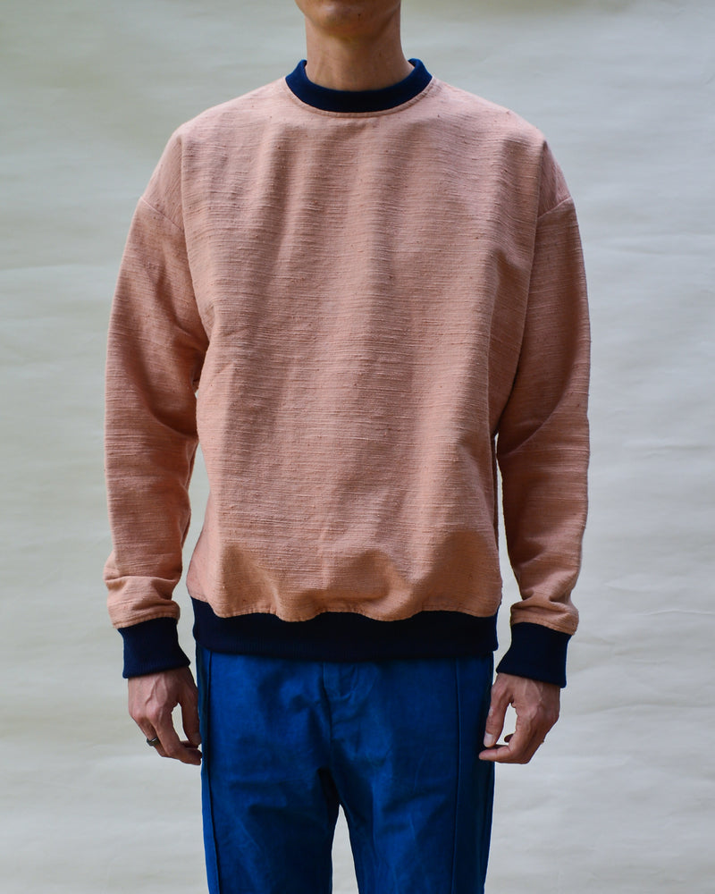 CORAL ISAN WOVEN SWEATSHIRT