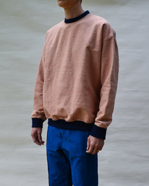 CORAL ISAN WOVEN SWEATSHIRT