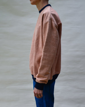 CORAL ISAN WOVEN SWEATSHIRT