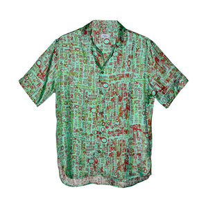 GREEN MONSTER UK DON SILK SHIRT