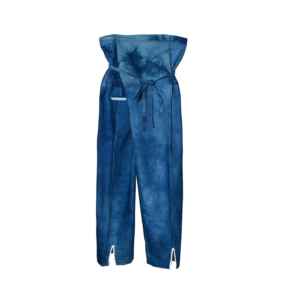 CAMO INDIGO FISHERMAN TROUSERS