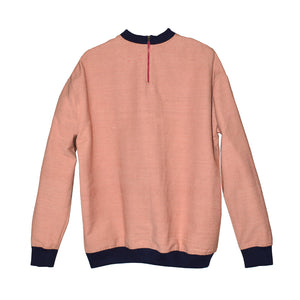 CORAL ISAN WOVEN SWEATSHIRT