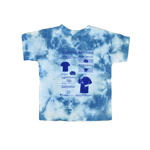 INDIGO TIE-DYE KIDS INDIGO WORLD COTTON T-SHIRT