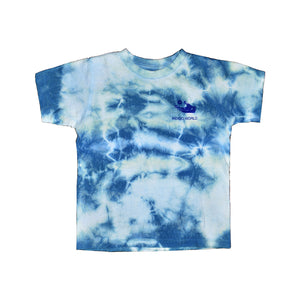 INDIGO TIE-DYE KIDS INDIGO WORLD COTTON T-SHIRT