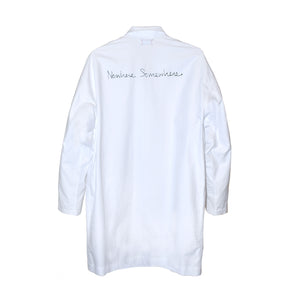 WHITE BEFF7 LAB COAT NOWHERE SOMEWHERE