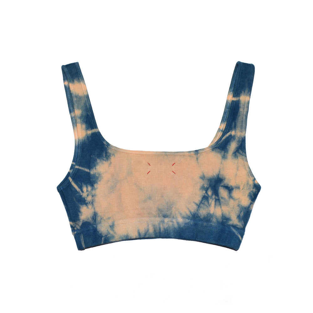 PRADU INDIGO TIE-DYE BRALETTE