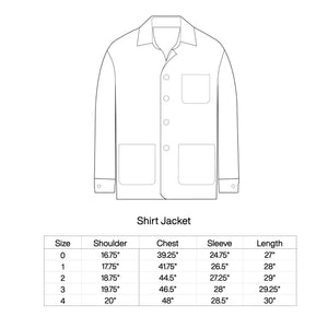 MIDNIGHT LINEN SHIRT JACKET
