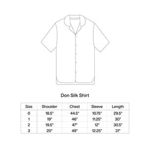 GREEN MONSTER UK DON SILK SHIRT