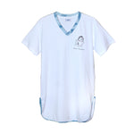 WHITE BEFF7 SLEEP SHIRT NOWHERE SOMEWHERE