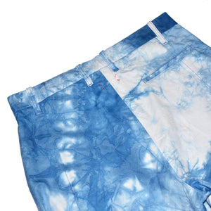 TIE-DYE INDIGO WORK TROUSERS