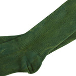 NATURAL HAND-DYED MOSS SOCKS
