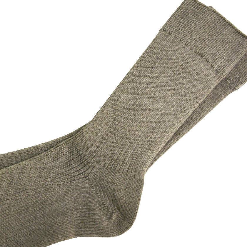 NATURAL HAND-DYED SLATE GREY SOCKS