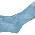 NATURAL HAND-DYED SKY INDIGO SOCKS