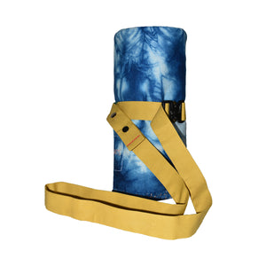 ISAN DREAMS Camo Tie-dyed Indigo Bamboo Fleece Blanket - Philip Huang