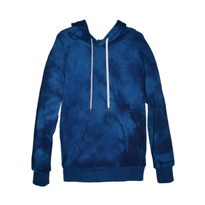 Camo Indigo Bamboo Fleece Hoodie - Philip Huang