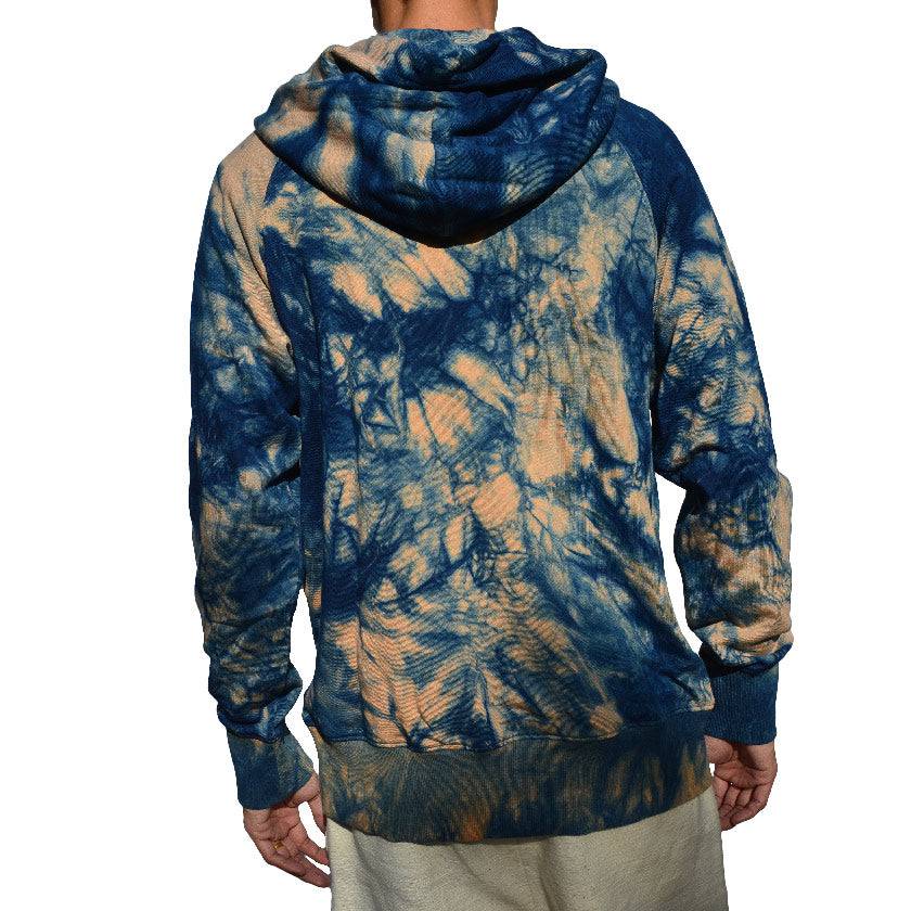 PRADU INDIGO BAMBOO FLEECE HOODIE