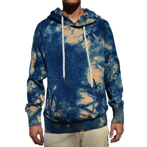 PRADU INDIGO BAMBOO FLEECE HOODIE