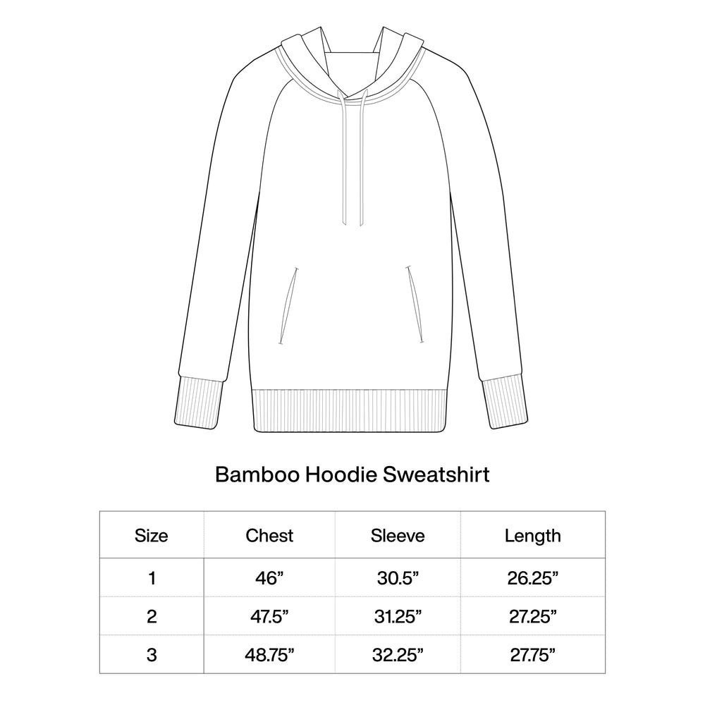 MANGO MOSS BAMBOO FLEECE HOODIE