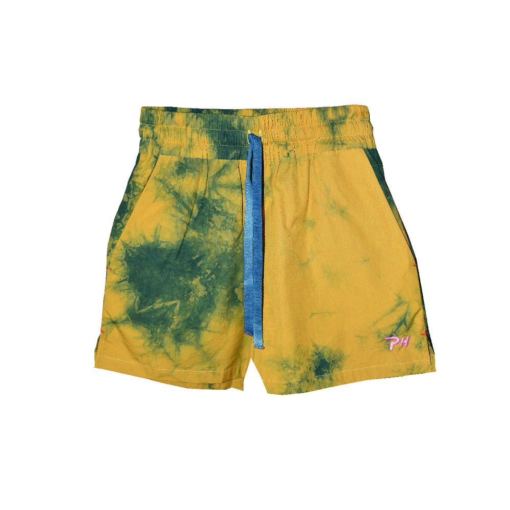 Mango Moss Tie-dye Cal Shorts - Philip Huang