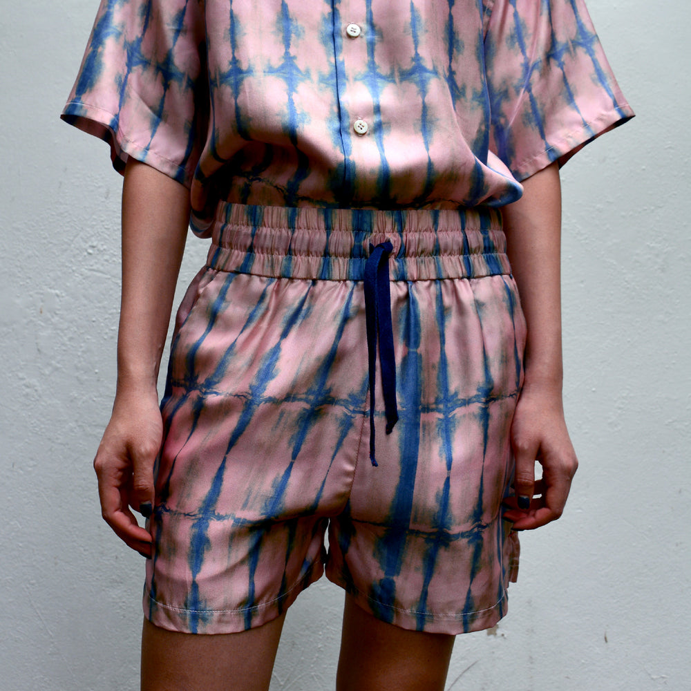 ROSE QUARTZ VISIONS CAL SILK SHORTS