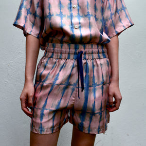 ROSE QUARTZ VISIONS CAL SILK SHORTS