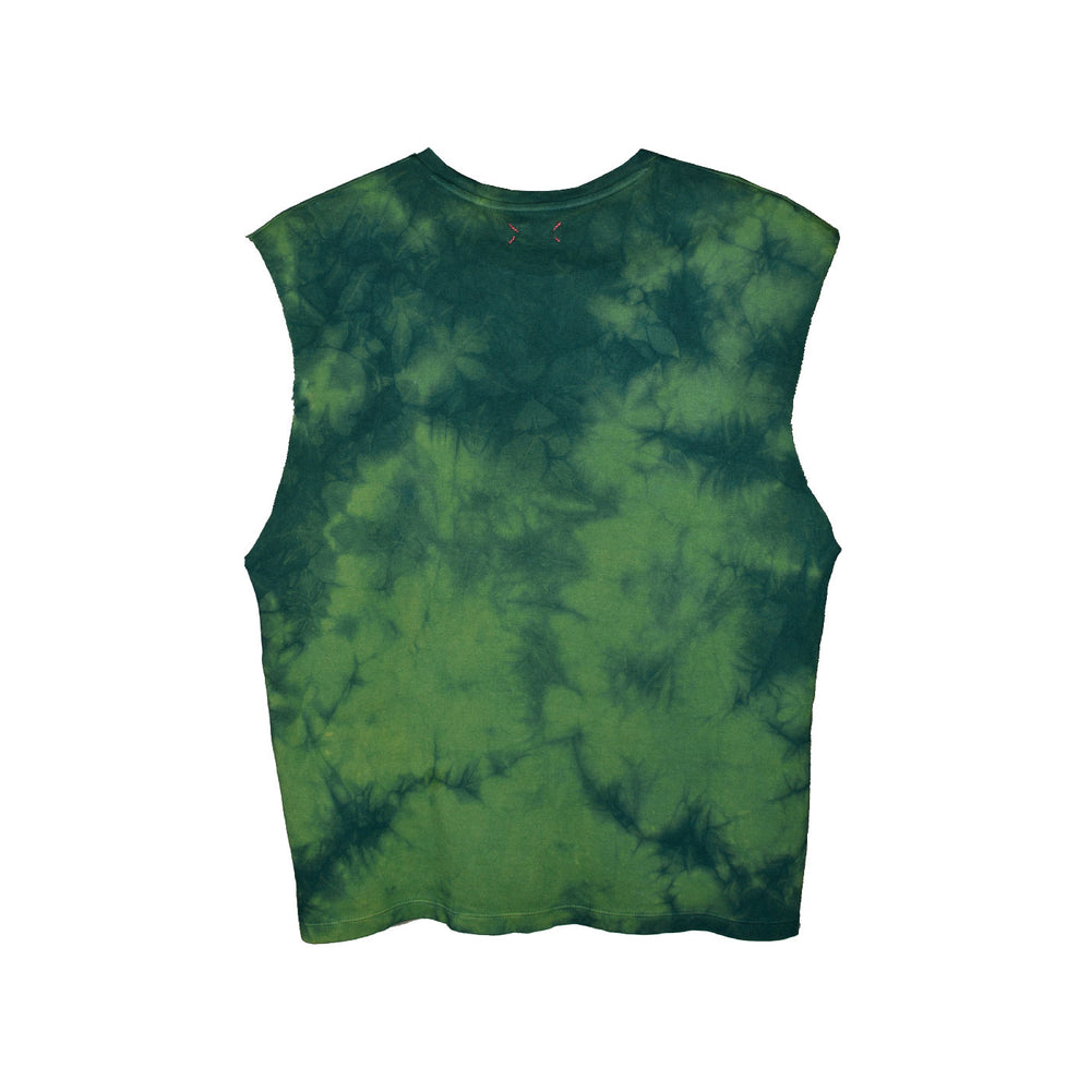 
            
                Load image into Gallery viewer, Camo Moss Sleeveless T-shirt - Philip Huang
            
        