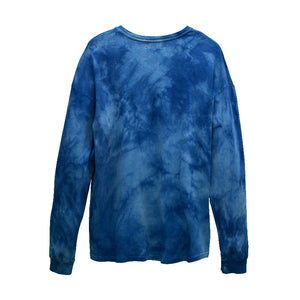 
            
                Load image into Gallery viewer, CAMOUFLAGE INDIGO LONG SLEEVE T-SHIRT - Philip Huang
            
        