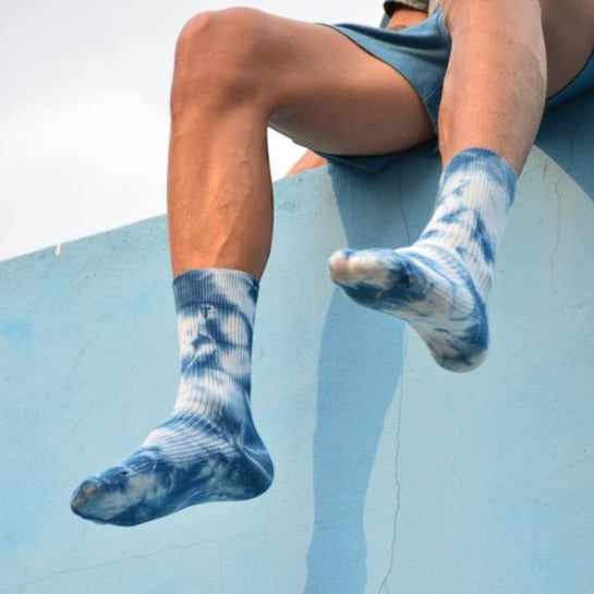 NATURAL HAND TIE-DYED SOCKS (PACK OF 5) - Philip Huang