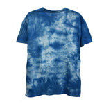 CAMO INDIGO TIE-DYED CREW NECK T-SHIRT