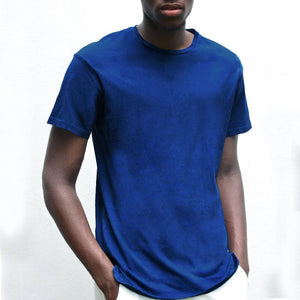 DARK INDIGO CREW NECK T-SHIRT