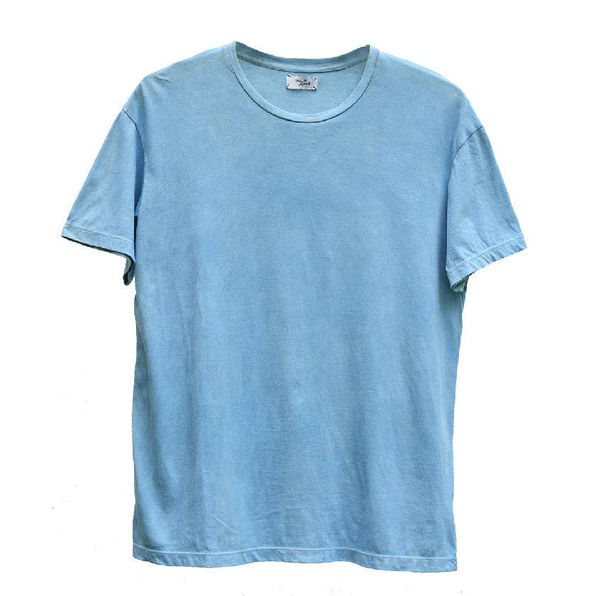 SKY INDIGO CREW NECK T-SHIRT