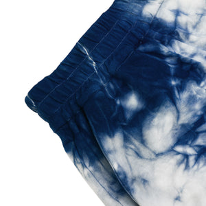 TIE-DYE INDIGO DEN SHORTS - Philip Huang