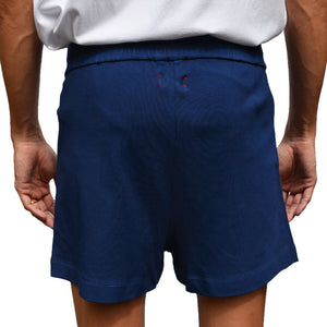 DARK INDIGO DEN SHORTS - Philip Huang