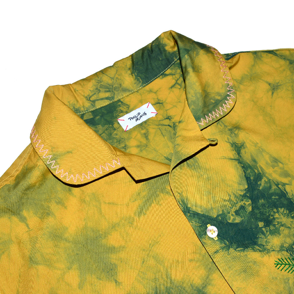 MANGO MOSS TIE-DYE DINOSAUR JUNGLE DON SHIRT