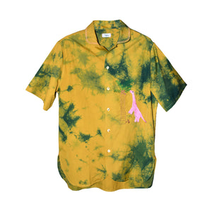 MANGO MOSS TIE-DYE DINOSAUR JUNGLE DON SHIRT