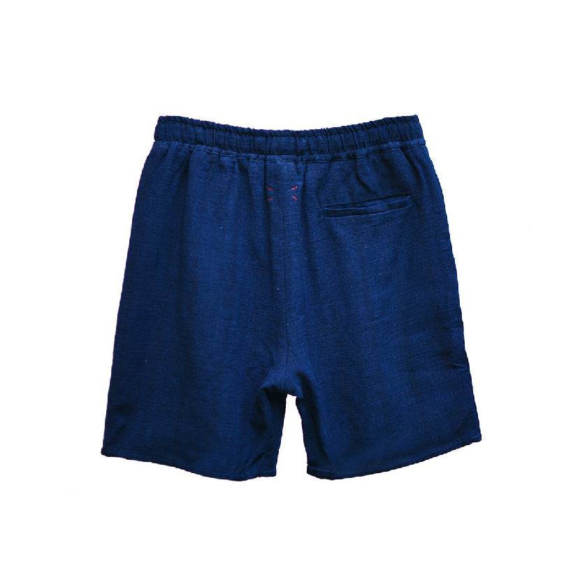 DARK INDIGO ISAN WOVEN SHORTS