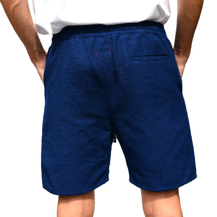 DARK INDIGO ISAN WOVEN SHORTS