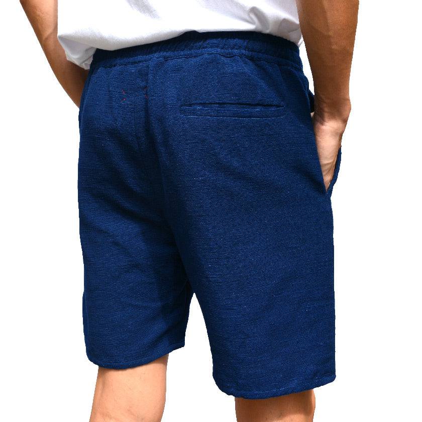 DARK INDIGO ISAN WOVEN SHORTS