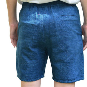 SKY INDIGO ISAN WOVEN SHORTS