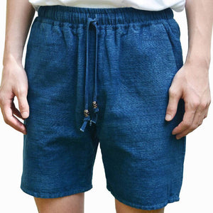 SKY INDIGO ISAN WOVEN SHORTS